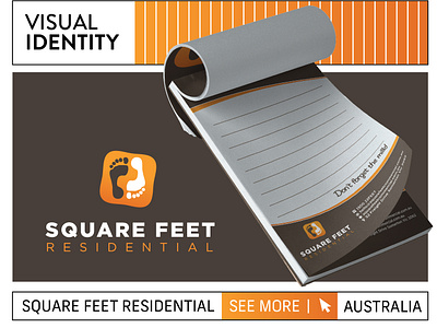Square Feet Residential branding design graphic design illustration logo logotype ui visual identity