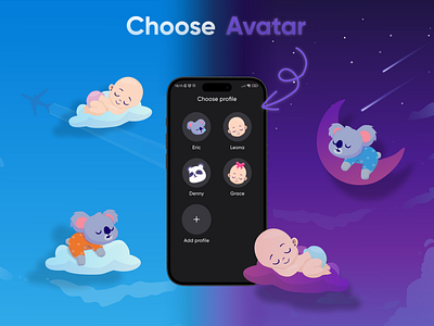 BabyFM - Avatars avatar babyfm branding brigit.dev design graphic design illustration ui ux