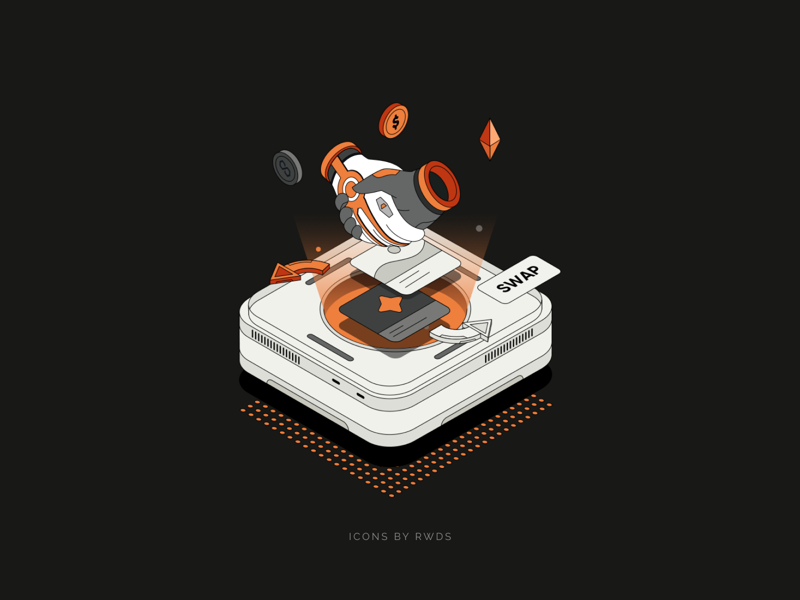 Example of Isometric Icons