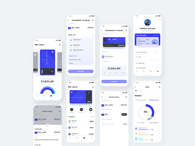 Blockchain bank card UI app design icon illustration logo ui ux