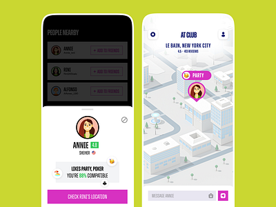 People Near You - Community App band chat communities group chat groups make friends map view mapview meet new people meetup mighty networks mobile nearby networking social groups social networking ui user profile ux yubo