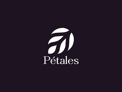 Pétales — Flower Shop Logo bouquet floral flower flower shop leaf logo mark nature petals symbol