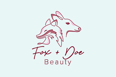 Fox Line Logo Illustration graphic design