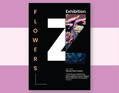 Flower Exhibition (Poster Design) adobe illus adobe photoshop exibition graphic design poster design social media poster