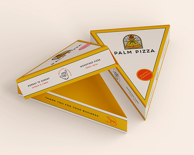 Palm Pizza Branding brand identity branding design logo pizza restaurant