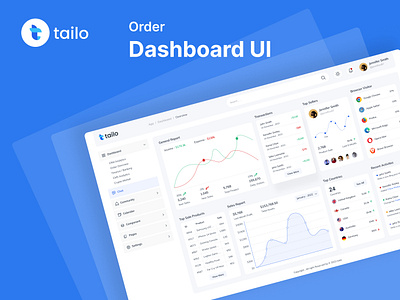 Tailo Dashboard UI for CRM, Banking, and Crypto banking dashboard crm dashboard crypto dashboard dashboard dashboard design dashboard template dashboard ui graphic design ui ui dashboard