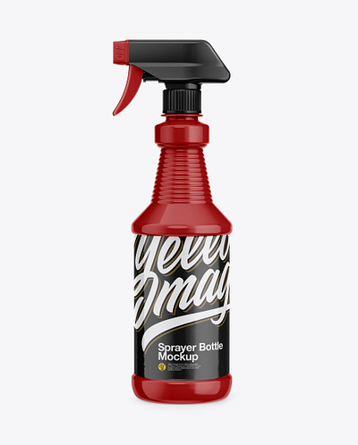 Free Download PSD Plastic Spray Bottle Mockup free mockup template mockup designs