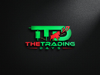 THE TRADING DAYS LOGO DESIGN 3d animation branding logo motion graphics stock logo stock market log stock market logo design stock trading logo trading trading days logo trading logo trading logos trading market logo trading stock logo ui