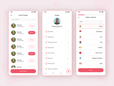 Dating Application app app design application application design date application dating dating app design dating application datingapp design mobile mobile app the spark ui uidesign