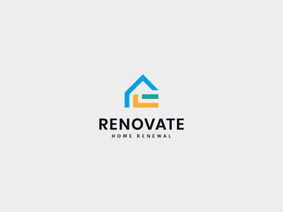 HOME RENEWAL COMPANY LOGO DESIGN. brand identity chateau diy clean dry escape to the dream french renovation home home renewal inventions modern logo passion rénovation renovating a home renovation rénovation tools