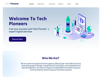 Tech Facilities Provider Website branding design graphic design hmepage techwebsite ui ui design uiux uxdesign webdesign website