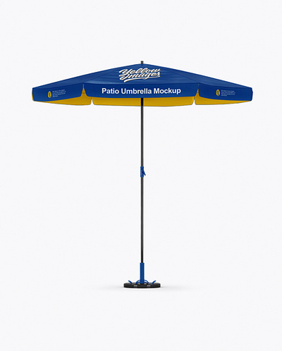 Free Download PSD Glossy Patio Umbrella Mockup - Front View branding mockup free mockup psd free mockup template