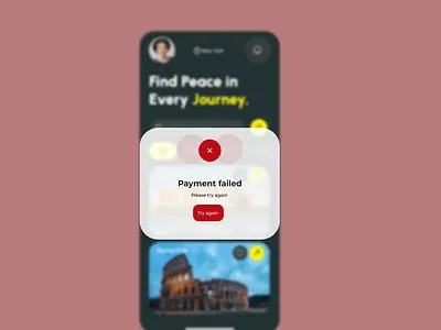 Error screen mobile UI design app designing error screen figma mobile ui design webdesigning