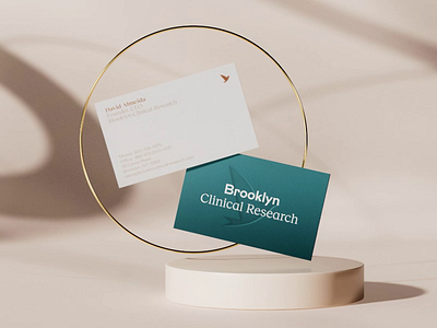 Brooklyn Clinical Research Business Cards 3d 3d animation 3d pen branding business cards clinical research design graphic design healthcare identity light animation logo mockups mockups animation pen pen animation shadows startup startup branding