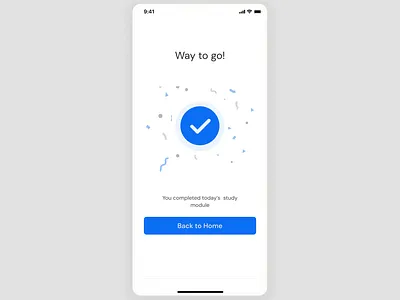 Daily UI, Success Message page design mobile ui ui