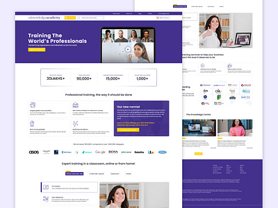 e-Learning Landing Page course design edtech education education platform home page landing page online course online learning saas study ui ux