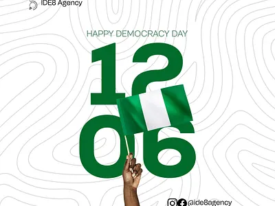 DEMOCRACY DAY DESIGN brand branding democracy design graphic design ide8 nigeria