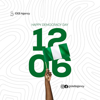 DEMOCRACY DAY DESIGN brand branding democracy design graphic design ide8 nigeria
