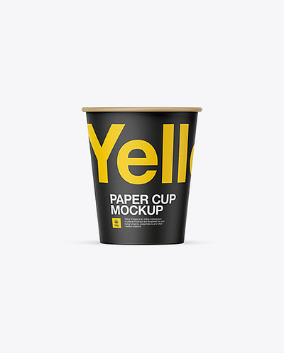 Free Download PSD Paper Cup Mockup - Front View free mockup template mockup designs