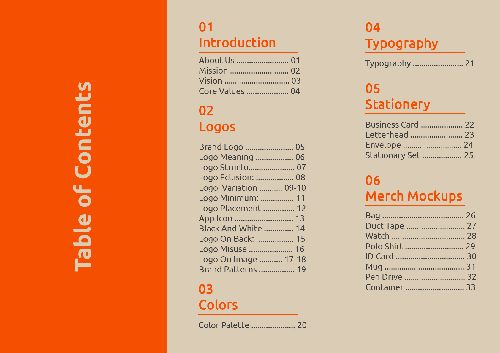 Example of Logo & Brand Guidelines