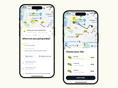 Taxi mobile app app branding car design development location mobile mobile app mobile app design payment ride service page taxi ui ux