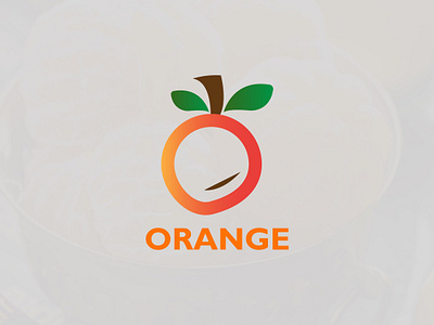 Orange logo branding design food graphic design health icon logo logo design orange vector