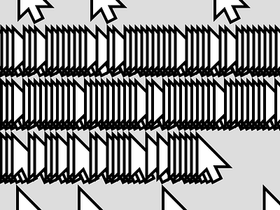 Arrooowwww arrow cursor glitch illustration lagging monochrome simple stripe trail