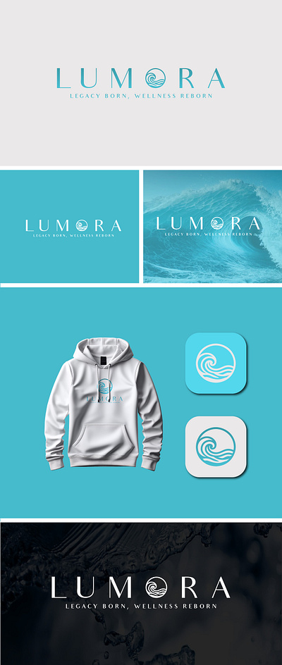 PURE WATER animation branding graphic design logo motion graphics pure ui water