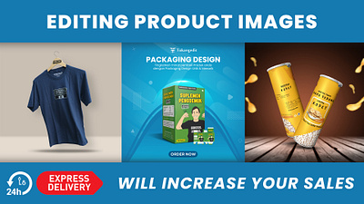 I WILL CREATE design an amazing editing product images 24 hours 3d animation app background branding express graphic design logo motion graphics ui