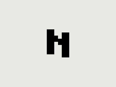 N lettermark logo branding design graphic design icon logo logo design typography