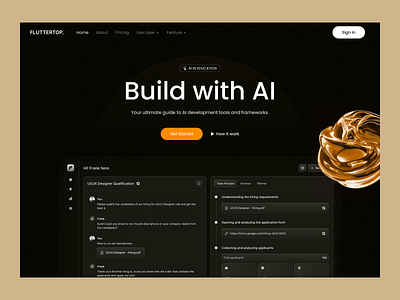 AI Website for Education ai ai education website ai website artificial artificial intelligence. education education landing page education web fluttertop learning machine learning online school ps school ui ai ui artificial intelligence ui education web website website education