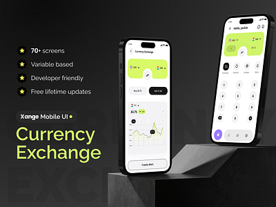 Xange Mobile UI Kit app application bank buy card currency dashboard design system exchange figma illustration ios neel onboarding prakhar sell sharma ui ui kit ux