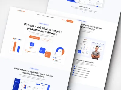 Saas Landing Page about us fit fitness gym hero home landing landing page more price pricing saas schedule section ui ui design ui ux ux design web web design