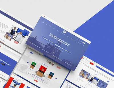 Industrial Web UI Design cement factory factory website industrial web industrial website design ui web design web ui website website design