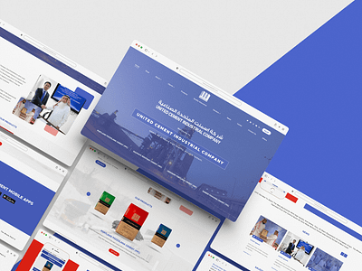 Industrial Web UI Design cement factory factory website industrial web industrial website design ui web design web ui website website design