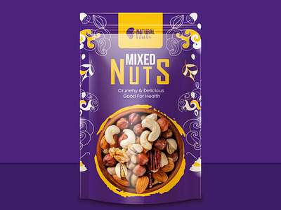 Nut Pouch Packaging Design, free Pouch Mockup download creative pouch custom pouch free download healthy nuts luxury pouch minimalist pouch modern pouch nut packaging nuts design nuts pouch mockup organic pouch pouch packaging design premium nuts stylish pouch trendy pouch unique pouch