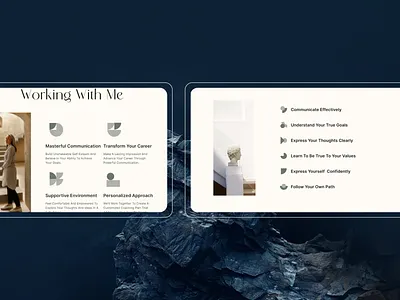 Coaching business website branding bright design digital graphic design illustration landing ui uidesign ux web weebdesig