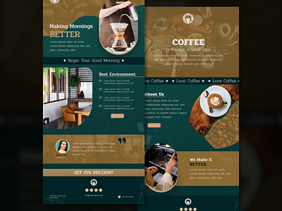 Coffee Shop Email Newsletter Template 3d animation app branding creative design graphic design illustration logo motion graphics ui