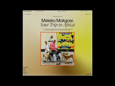 PAMM - Website, Design Concept concept design interface layout museum ui web design website