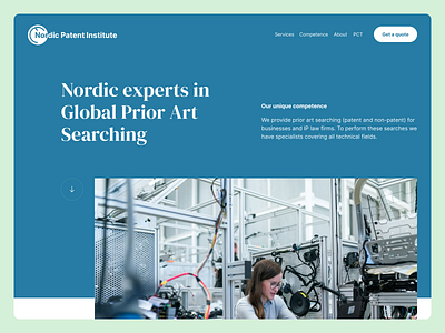 Nordic Patent Institute brand guide branding business international logo mobile nordic patent tablet