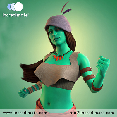 3D Captivating Avatar 3d modeling 3davatar