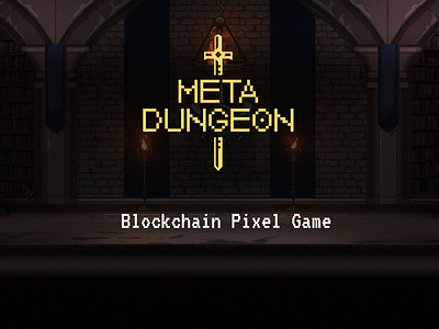 Pixel Perils in Meta Dungeon: A Blockchain Game Quest Unfolds. 2dgame blockchain blockchaingame crypto darktheme darkthemegame design game gaming illustration mint minting nft nftgame pixel pixelgame ui uiuux web web3game