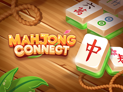 Mahjong Connect | Logo, Icons game game design game logo game ui graphic design icon logo promotion