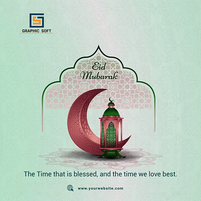 Social Media Eid Banner Design Post branding graphic design