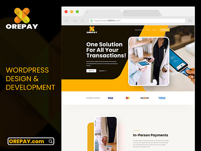 Orepay - Wordpress Website Design branding website design wordpress