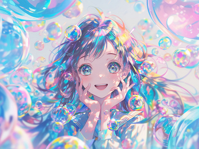 [Fantasy Bubbles] 🌟👧 art artwork design fashion illustration two dimensional