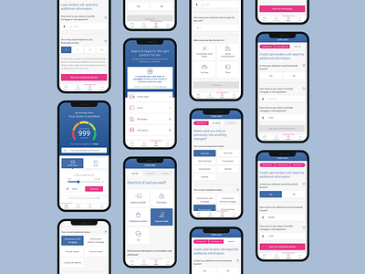 Search for a credit card - Mobile App app design application fintech app mobile forms product design product search