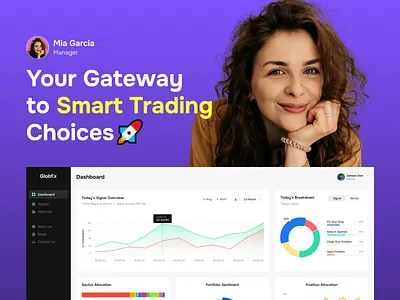 GlobEx - A Trading Platform Dashboard Design bitcoin branding codiant cryptocurrency dashboard design finance fintech money trade trading ui ux web web design web development
