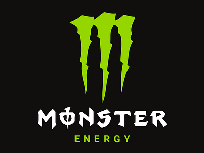 Monster Energy Logo Redesign Concept brand identity branding claw logo design graphic design logo logo redesign logomark logotype monster energy logo redesign redesign