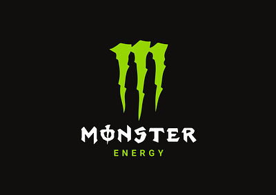 Monster Energy Logo Redesign Concept brand identity branding claw logo design graphic design logo logo redesign logomark logotype monster energy logo redesign redesign